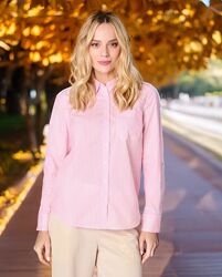 Сорочка смугаста рожева Sinsay розмір L бавовна