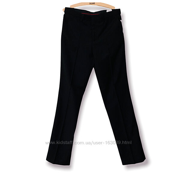 Черные классические брюки для школьника с сайта C&A, не мнутся, размер 176 