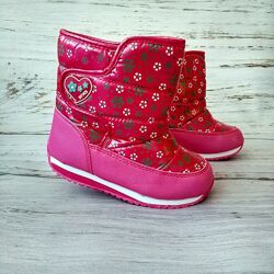 28р, 18 см Зимові водонепроникні теплі дутики для дівчинки Tom. m. 1629B