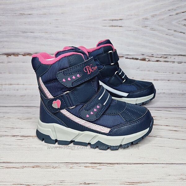 28-33р Зимові термочеревики для дівчинки B&G-Termo на мембрані HL24-16