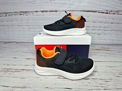 26-31р Текстильні кросівки унісекс Apawwa Z396 black-orange