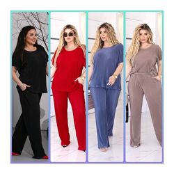 50-56р Жіночий костюм гофре 804