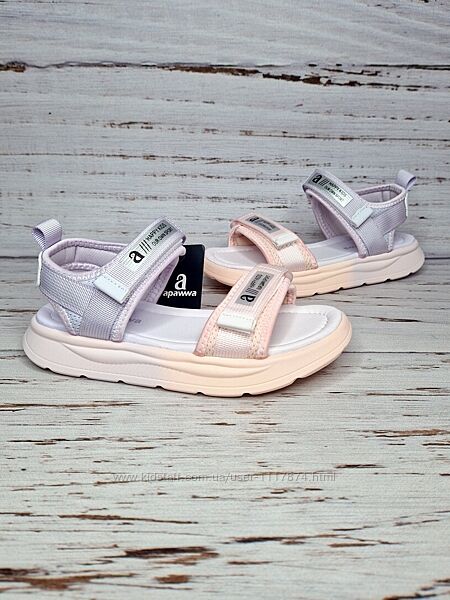 33-36р Текстильні босоніжки для дівчат Apawwa R768-2 pink