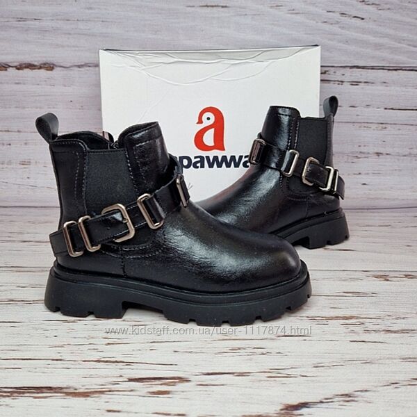 29-35р Демісезонні черевики утеплені флісом для дівчинки Apawwa N5028R