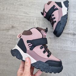 28-35р Зимові водовідштовхувальні термочеревики для дівчинки Tom. m 11766E 