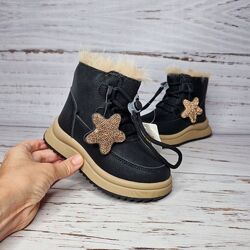 28-35р Зимові водовідштовхувальні термочеревики для дівчинки 11810A 