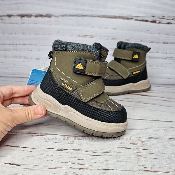 22-27р Дитячі зимові водовідштовхувальні термочеревики Tom. m 11770C