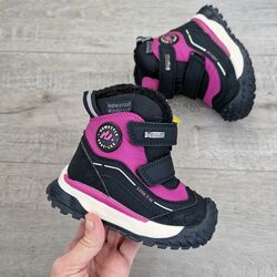 23-28р Зимові водовідштовхувальні термочеревики для дівчинки Tom. m 11760A