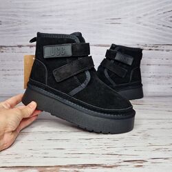 36-40р Зимові замшеві натуральні підліткові уггі черевики Hengji T51-1