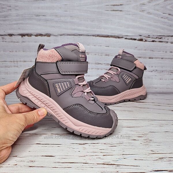 28-33р Дитячі зимові термочеревики для дівчинки Tom. m 11765F