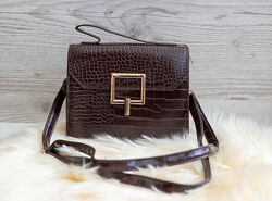 Жіноча сумка. сумочка коричнева на замовку