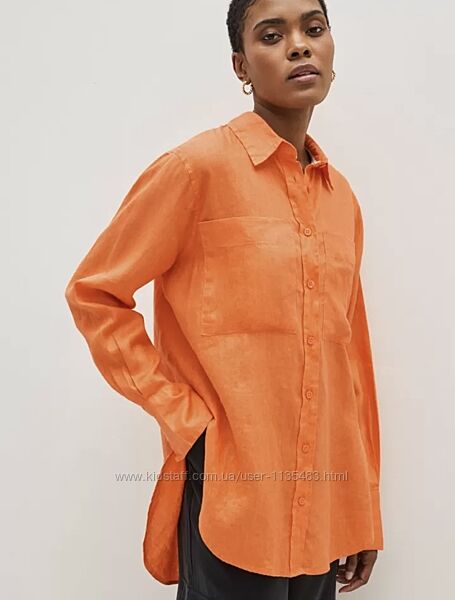 Лляна сорочка Next р. 10/38/М