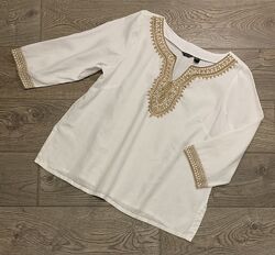 Лляна блуза з вишивкою/вишиванка e. col. o. gie р. xl-2xl