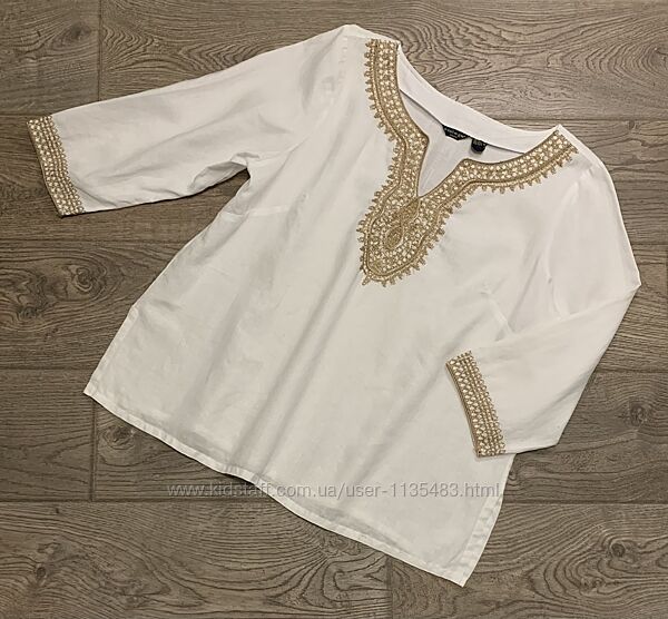 Лляна блуза з вишивкою/вишиванка e. col. o. gie р. xl-2xl