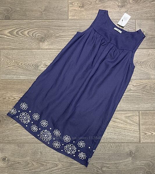Лляна сукня marks&spencer р. 14/42/xl- підійде також на р. 12/40/l