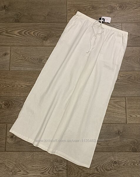 Лляні брюки палаццо Primark р. 14/42/XL-16/44/2XL