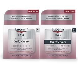 Набір Eucerin денний coenzyme Q10Biotin та нічнийcoenzyme Q10pro-retino