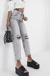 Стильні джинси мом Bershka р. 12/40/L.