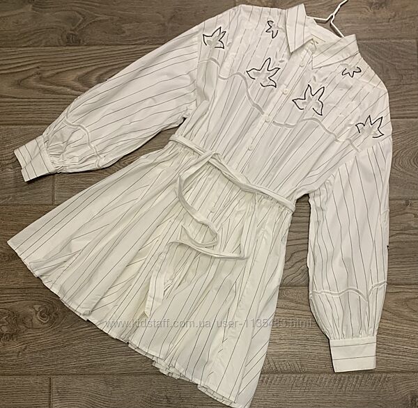 Сукня з вишивкою river island р. 38/10/м