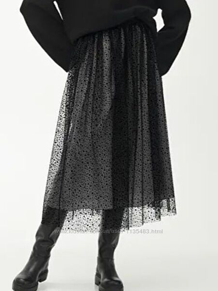 Спідниця з фатіну Arket р. 16/44/2XL