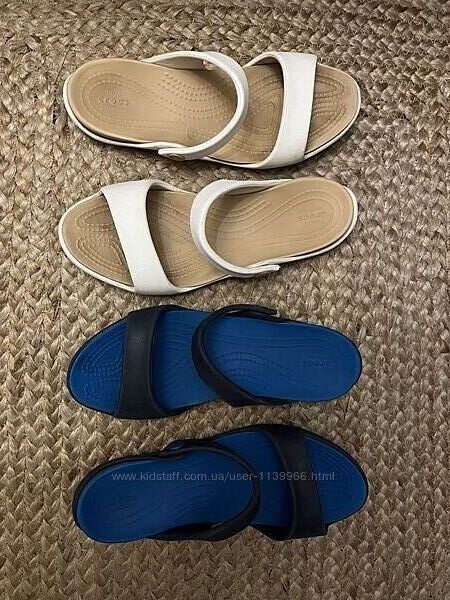 Женские шлепанцы crocs cleo кроксы w7