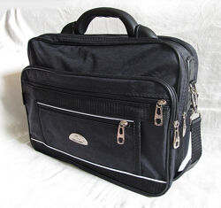 Мужская сумка Wallaby полукаркасная папка на плечо портфель 8w2513 черная