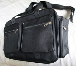 Мужская сумка Wallaby через плечо дорожная вместительная А4 8w2691 черная
