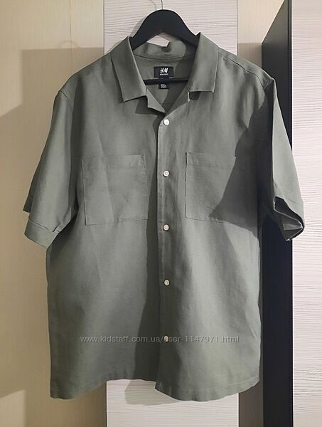 Сорочка лляна H&M 