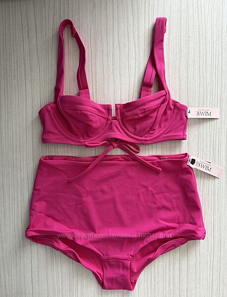 Купальник victorias secret топ 34b 75b, плавки-шорти s. Вікторія Сікрет