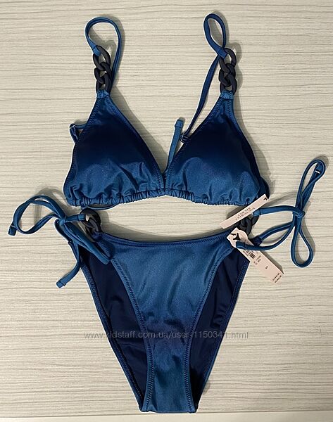 Купальник victorias secret swim топ s, плавки s. вікторія сікрет