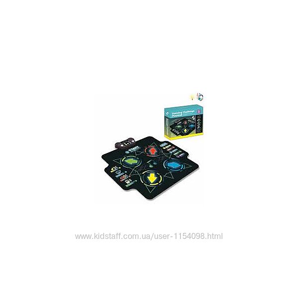 Дитячий танцювальний килимок YQ3310 розмір 102х90см, BluetoothЄ, світло, зв