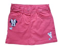 Детская джинсовая юбка с Минни Маус для девочки C&A Германия Размер 116