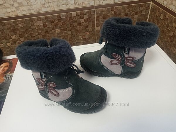 Зимние термо ботинки Geox 22 р 