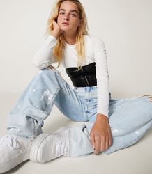 Джинсы рваные Bershka 