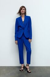 Костюм ZARA синій  новий блейзер 44 XL штани 42 L