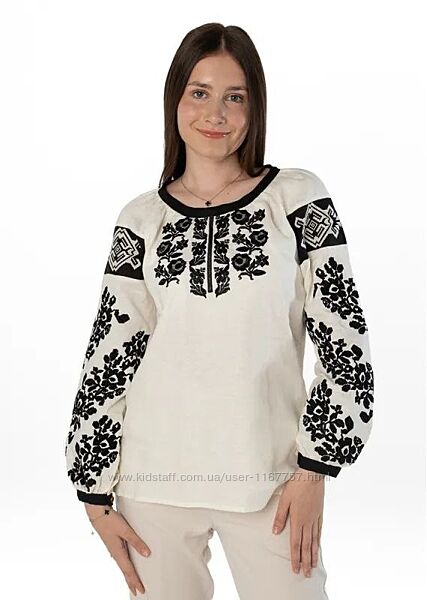 Вишиванка жіноча 778 молочна