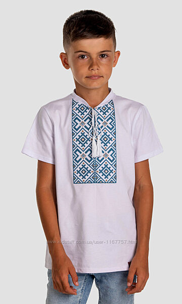 Футболка-вишиванка для хлопчика 6021