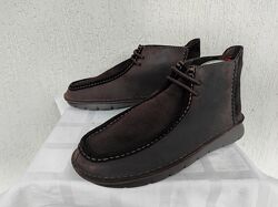 Суперлегкие кожанние полуботинки Clarks polyveldt authentic р.42.5-43