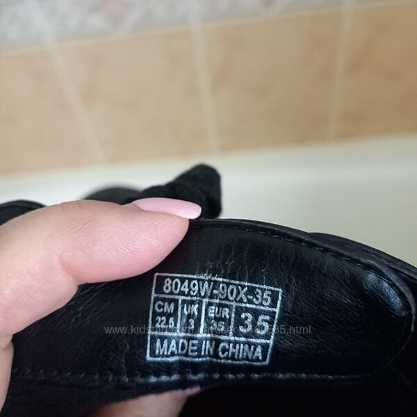 Черевики для дівчинки 35 розмір осінь-весна