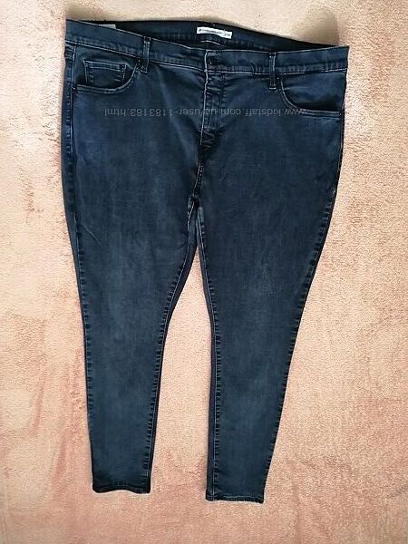 Джинсы стрейч-коттон батал skinny Levis р 56-60 