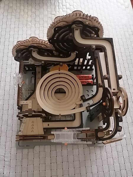 Конструкор деревянный шариковый лабиринт 24х27х22 см