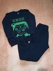 Спортивный костюм свитшот и джогеры на флисе F&F р 134-140 