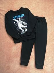 Спортивный костюм на флисе свитшот и джогеры на флисе р 134-140 