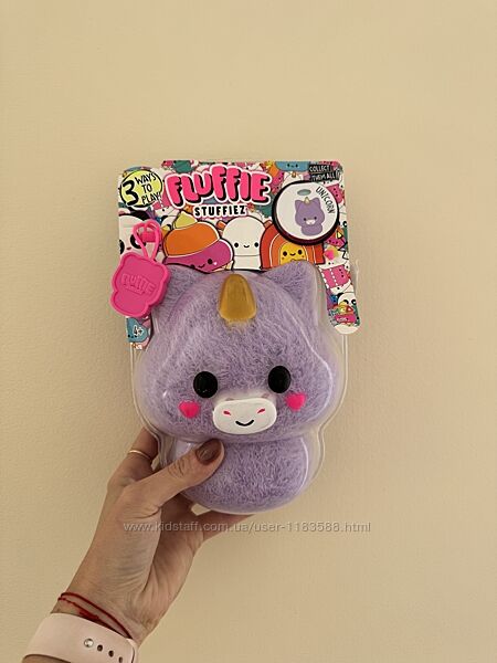 Мяка іграшка-антистрес єдиноріг, fluffie stuffiez unicorn small plush
