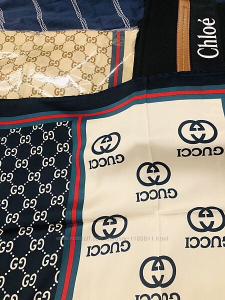 Новый шелковый платок Gucci