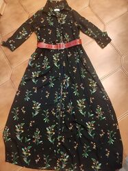 Довга сукня-сорочка dancing leopard