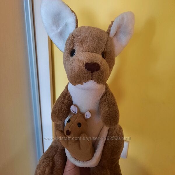 М&acuteяка іграшка, кенгуру з дитинчам