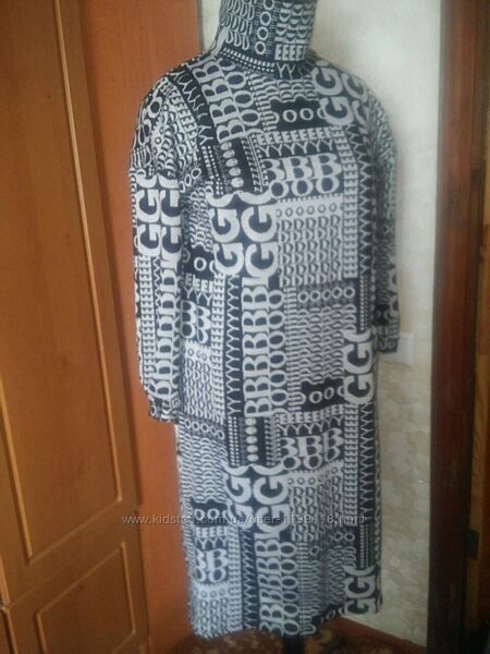 Новое теплое платье-гольф оверсайз