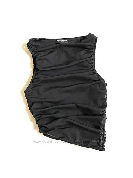 Новий топ драпірований фатином