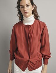 Шовкова блуза Massimo Dutti